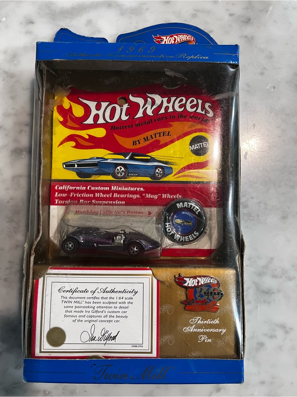 Hot Wheels Twin Mill 30th Anniversary Replica - Purple